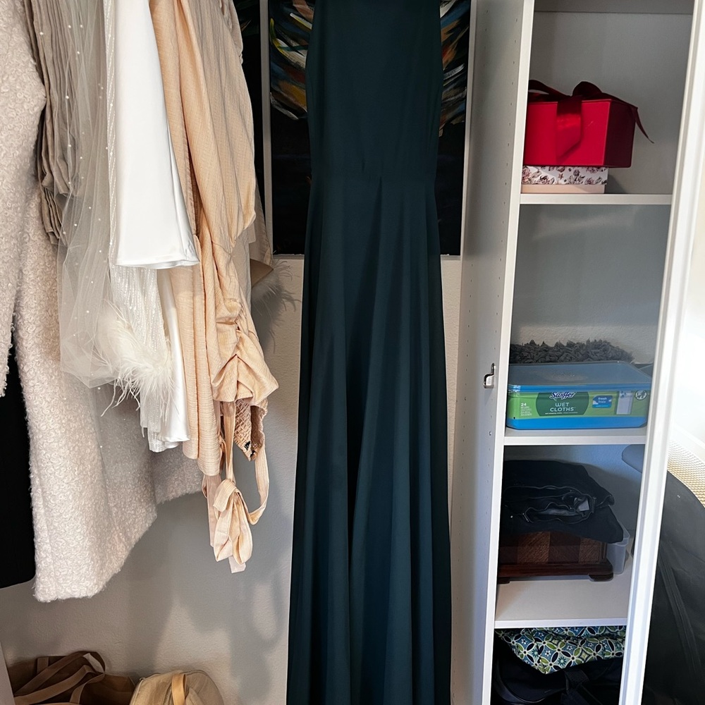 Elegant Green Evening Gown